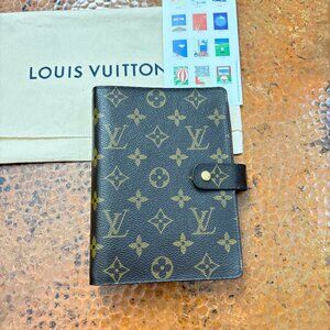 Authentic Louis Vuitton Medium Agenda with Brand New 2026 Calendar